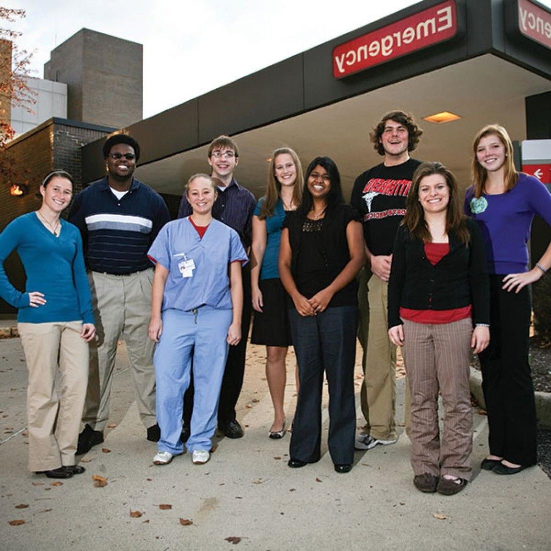 Students at Medical Center